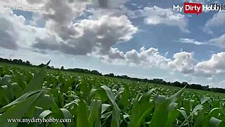 Farmer Creampies Horny Blonde Teen Outdoor on Ranch POV