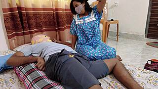 bhabhi sneaks steamy sex with dever in bedroom desi style