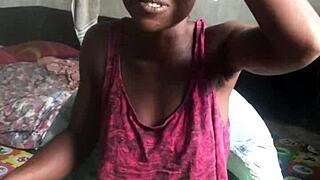 crazy bitch puffs smoke in lane lords room rocking her sexy clothes with dirty talk