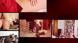 british teen oils older bf on couch