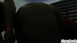 mara exotic's big ass stepmom squirts hard in intense fuck