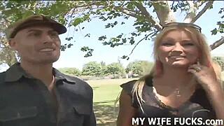 your wife takes huge cock from pornstar stud