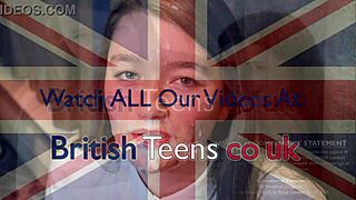 Collared british teen edged to edge with wand!