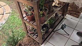 Cuckold friend shares wife quick outdoor fuck?