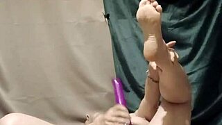 french housewife bound and degraded in solo chained masturbation session