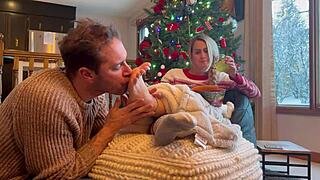 Santa Licks Wrinkled Milf Toes Sucking Feet Fetish Obsession