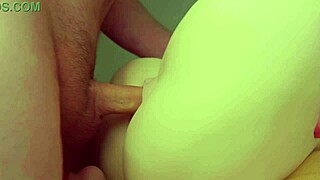 amateur threesome closeup licking cum from her tight wet pussy lips