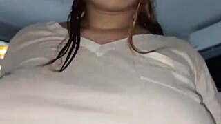 Curvy British Brunette Wife Bent Over Doggystyle Big Tits