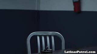 Real Latina Immigrant Bent Over Pounded By Lucky Agent