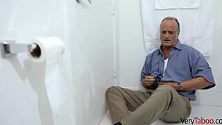 evil stepmom fucks young stepson hard to get back at old stepdad doggystyle