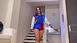 Halloween Wife Fucks Guard's Huge Cock While Hubby Away!