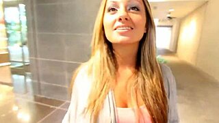 Curvy milf wife bent over big black cock doggystyle public miami cumshot tease