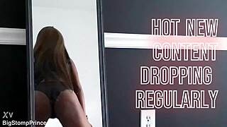 Ebony Twerks Ass in Sexy Lingerie Costumes Stay Tuned