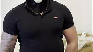 gf takes daddy's huge cock doggystyle on halloween creampie