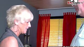 German Mature Blonde Craves Family Taboo Sex!