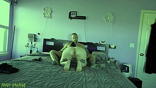 Tattooed Amateur Goth Girl Creampie