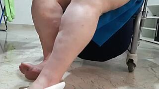 Coolmarina's Street-Weary Feet Massaged With Hard Boiled Eggs