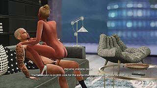Naughty celebrity 3D hentai babe masturbates wildly preview