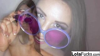 Lola Foxx Gropes Small Tits and Pussy in Sexy Solo Masturbation Compilation