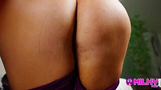 Horny milf spreads legs showing huge tits ass!