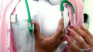 hospital nurse vibes to hitachi orgasm tease