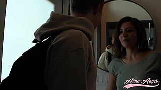 Alina Angel's Thick Arab Milf Ass Bounces On Best Friend's Son Cock