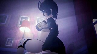 Watch Annonxi's futanari big cocks and tits dominate full compilation.