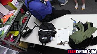 skinny petite teen fucks mall cop pov uniform to avoid jail