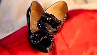 Latina teen in Christmas skirt gets dildoed then doggystyle creampied by stepdad