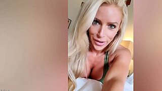 our bed broke pounding this hotwife's shaved pussy doggystyle with deepthroat creampie