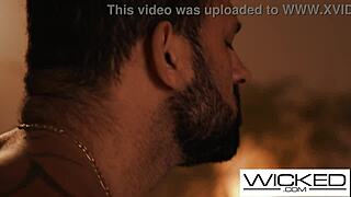 damn this hot brunette with big tits fucked sideways so good at the parlor