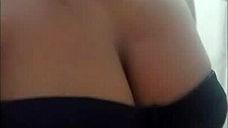 god i love this seductive ebony teen's huge tits and submissive blowjobs