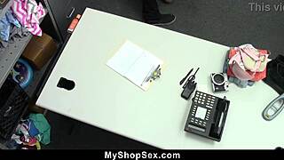 SCARLETT MAE DETAINED SHOPLIFTING—FUCKED HARD BY POLICE IN OFFICE