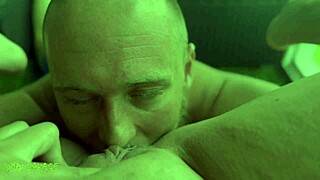 WOW! Blue-Eyed Babe's Pussy Eaten to Orgasm in Female POV!