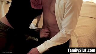 Daddy Feeds Cock to Horny Arab Stepdaughter Doggystyle Missionary