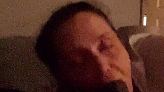 beautiful mature deepthroats big black cock gagging cum mouthful