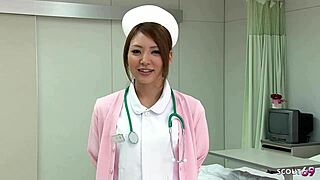 hospital nurse vibes to hitachi orgasm tease
