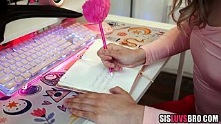 my horny stepsis finally handles my virgin needs pov