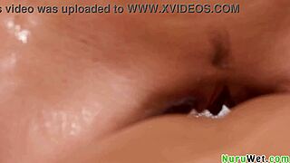 Alexis malone grinds juicy big tits on client nuru 😍💦