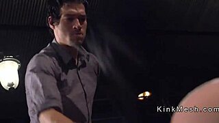 Whipped Blonde Slave Endures Rough Anal in Tight Bondage