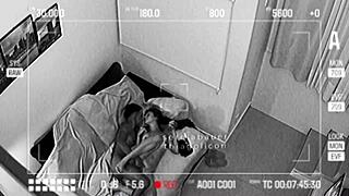 hidden cam catches hot brazilian blonde wife flashing big ass at airbnb.