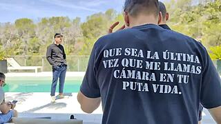 BTS Foursome: Blonde MILF and Curvy Latina Swap Partners Poolside—Part 1