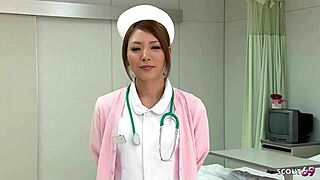hospital nurse vibes to hitachi orgasm tease