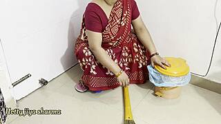 Dude, owner slams his maid desi style with dirty indian talk and wild fucking