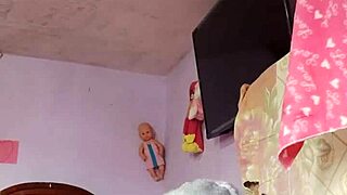 Heart-Pounding Cumshot Worship in Stepmom's Panties Room Alone