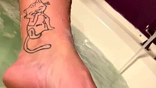 pt 2: shaving wife's pussy and legs for foot fetish fun