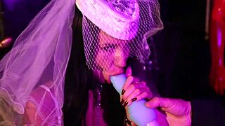 Gypsy bride, you choking on my cock while tied up?