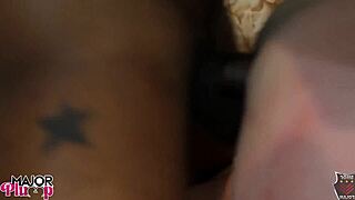 sienna's huge tits bounce while riding cock after blowjob