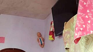 Heart-Pounding Cumshot Worship in Stepmom's Panties Room Alone