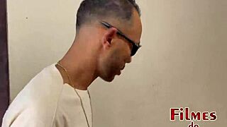 Three black guys bareback pound white BBW's fat ass double penetration raw